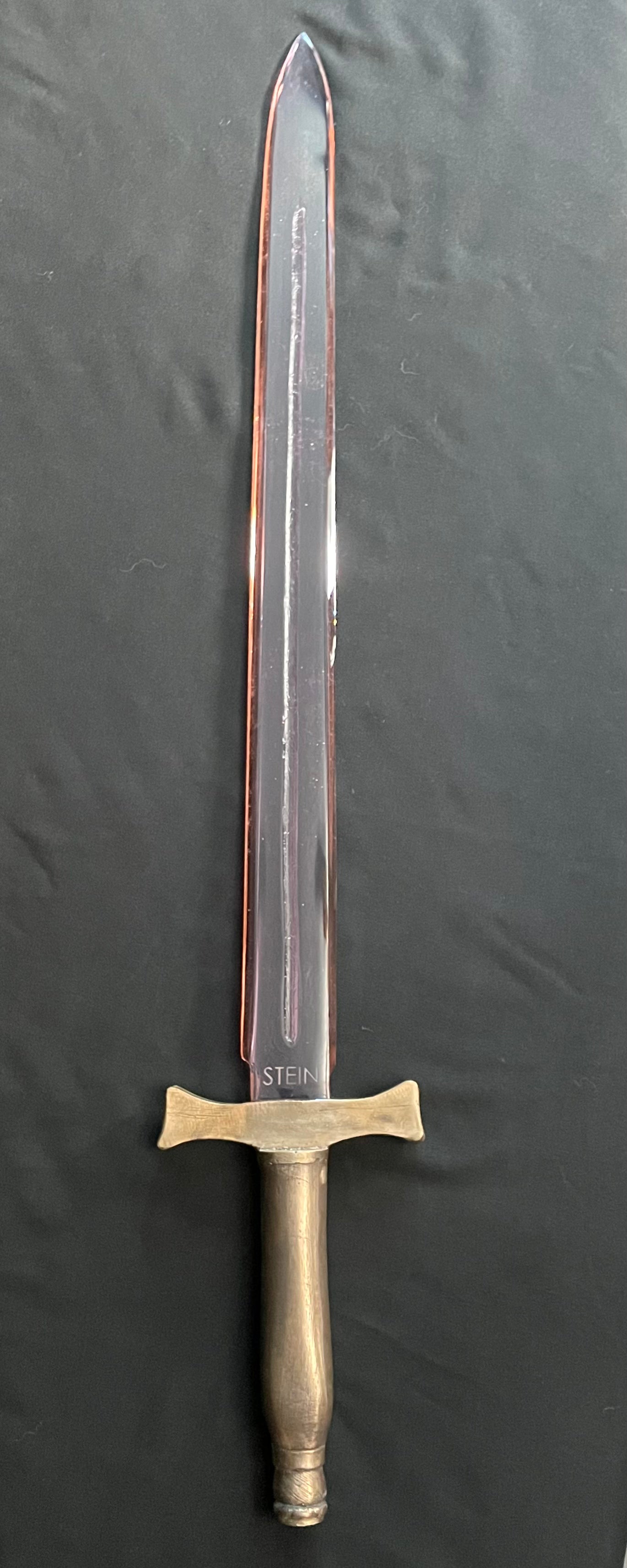 Crystal Sword Sculpture