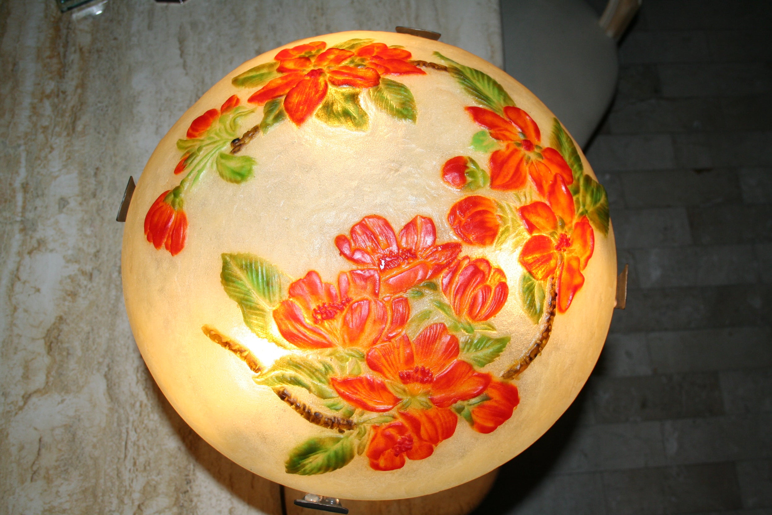 Pate de Verre Table Lamp