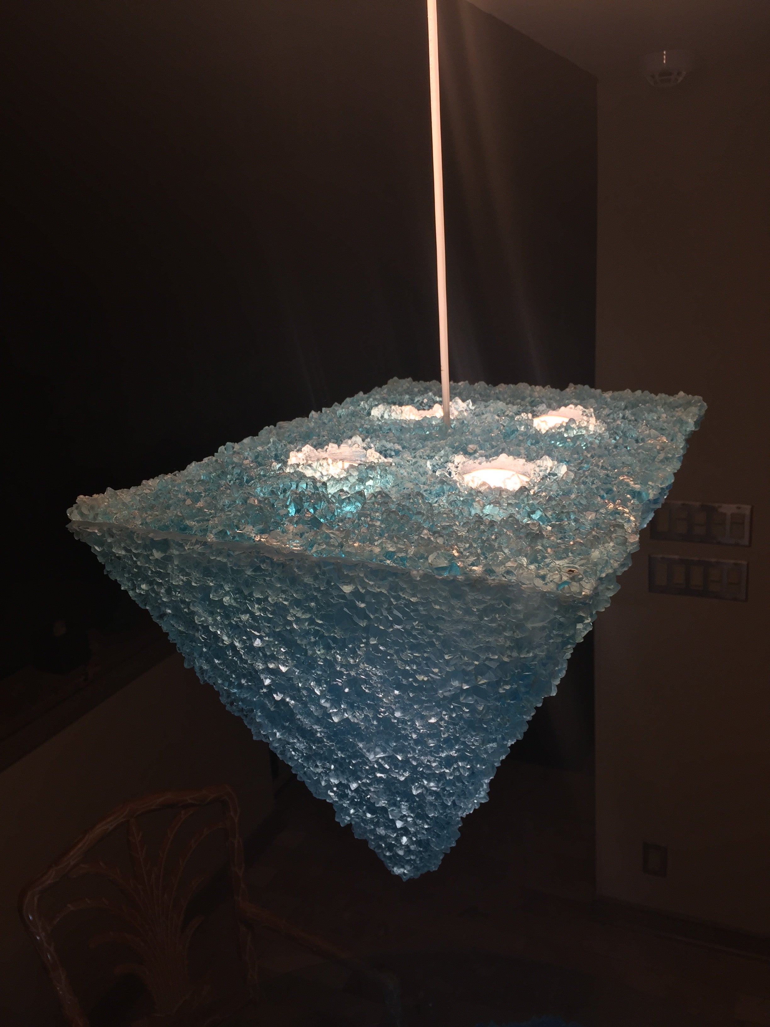 Amethyst Prism Chandelier