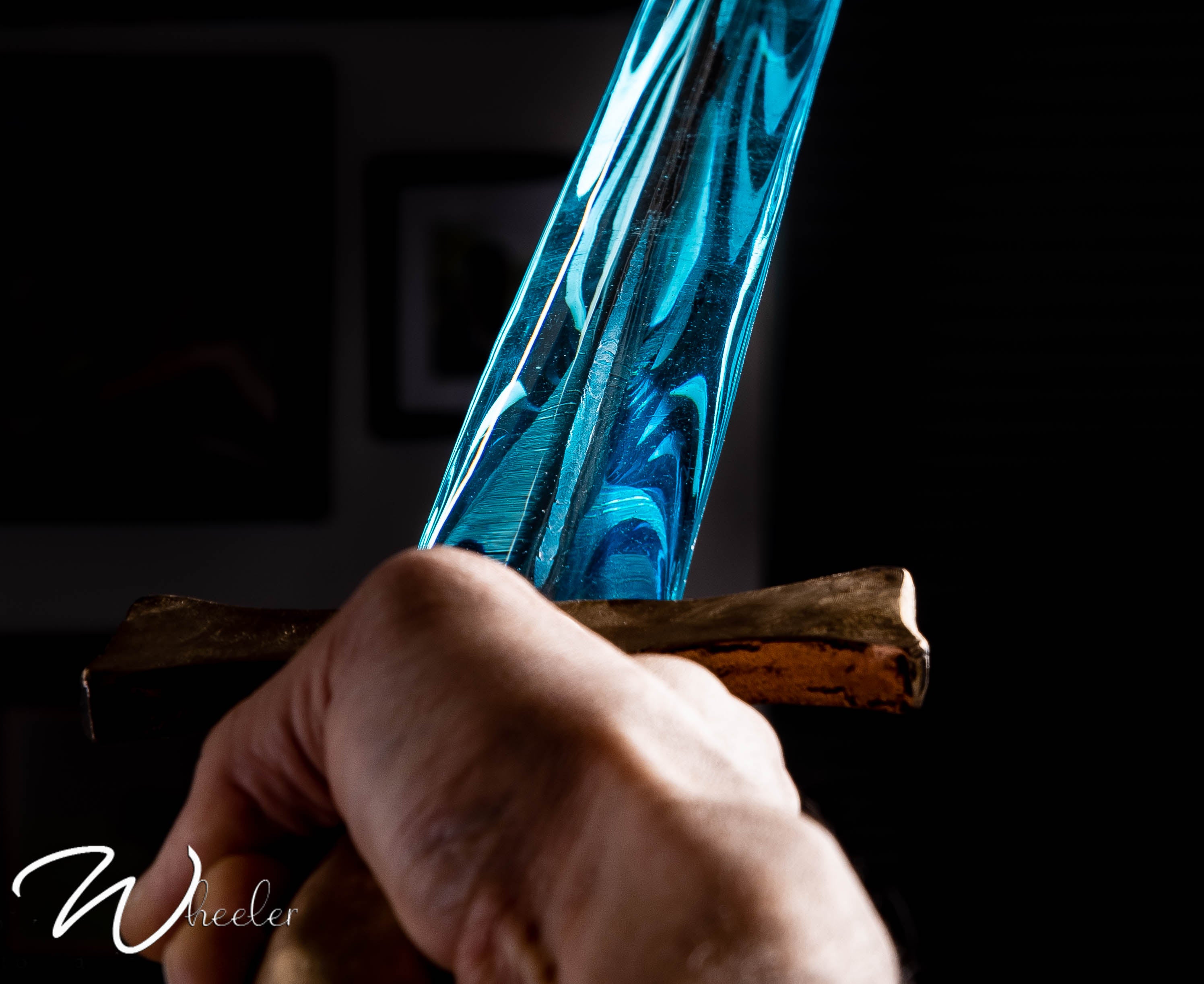 Crystal Sword Sculpture