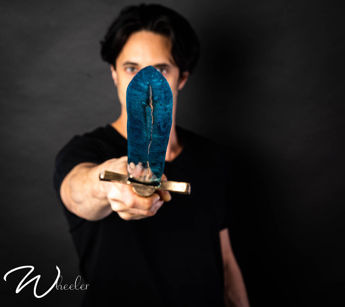 Crystal Sword Sculpture