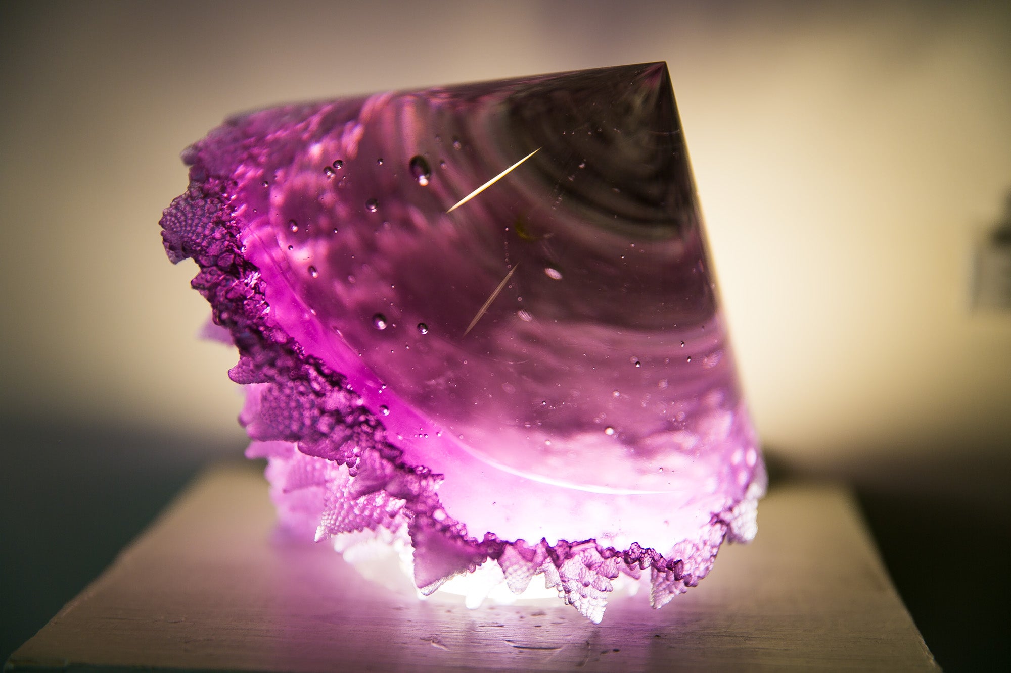 Neon Orchid FractaGem