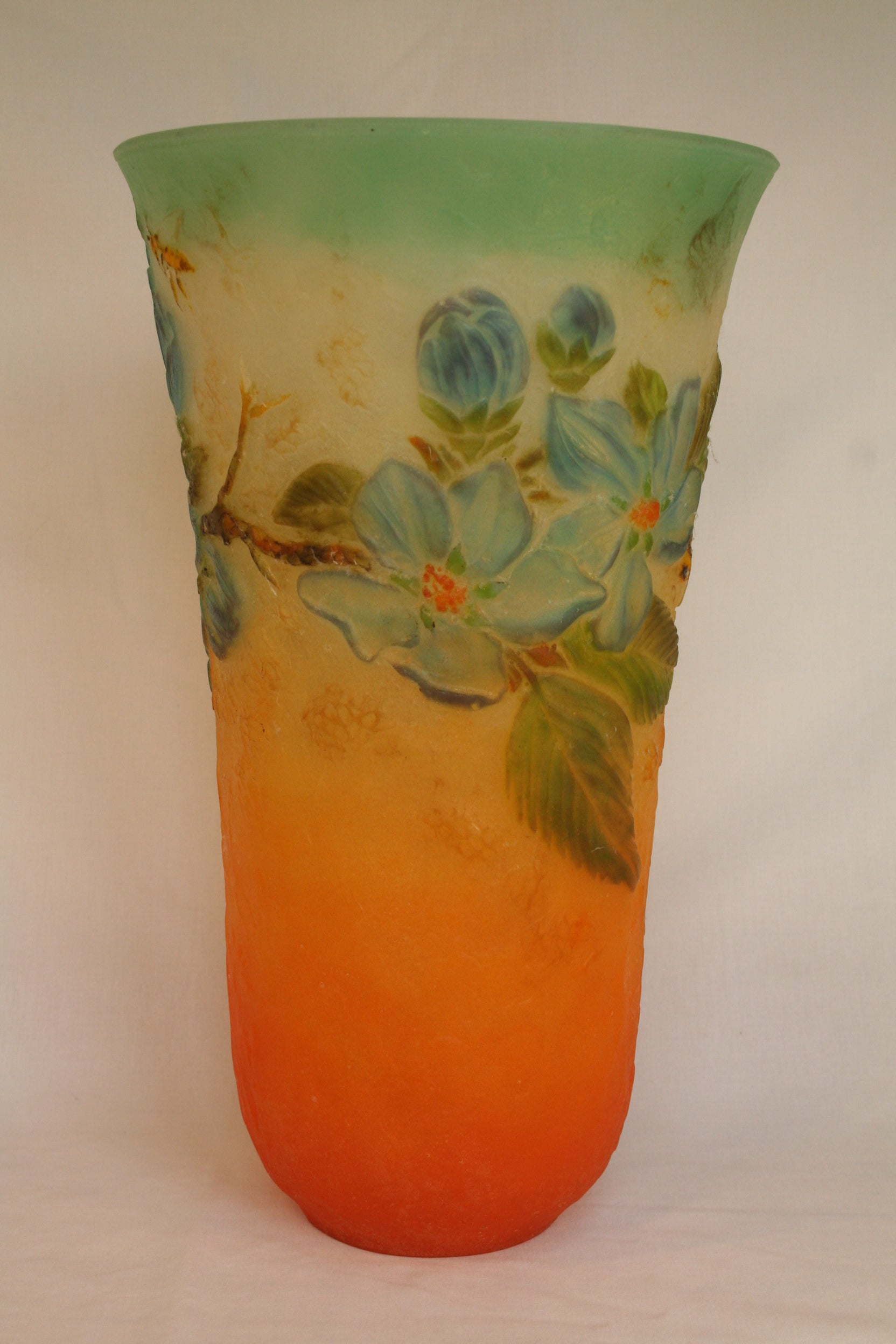 Pate De Verre Vase