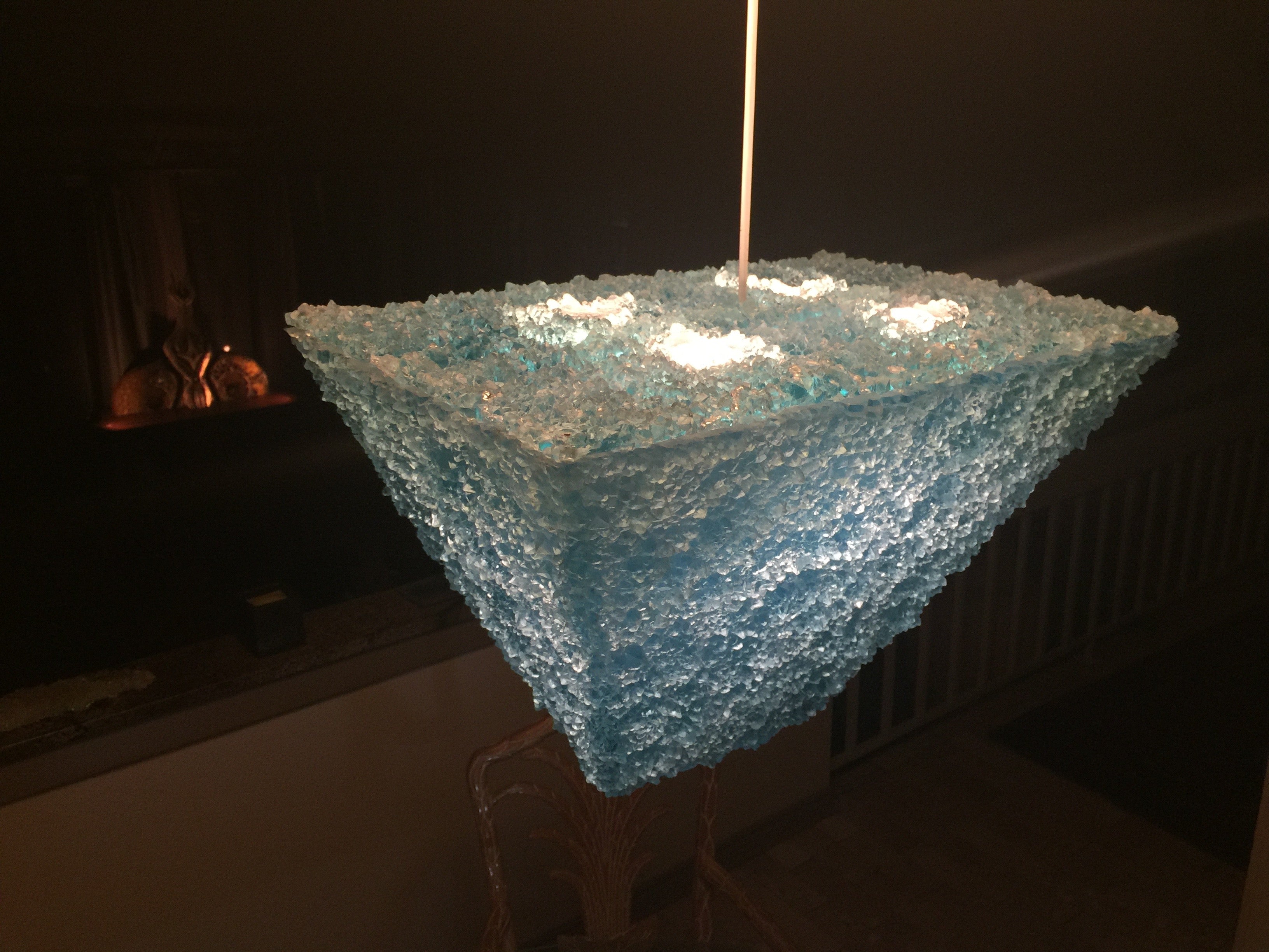 Amethyst Prism Chandelier