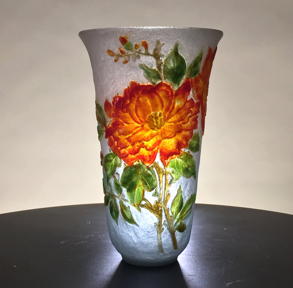 Pate De Verre Peony