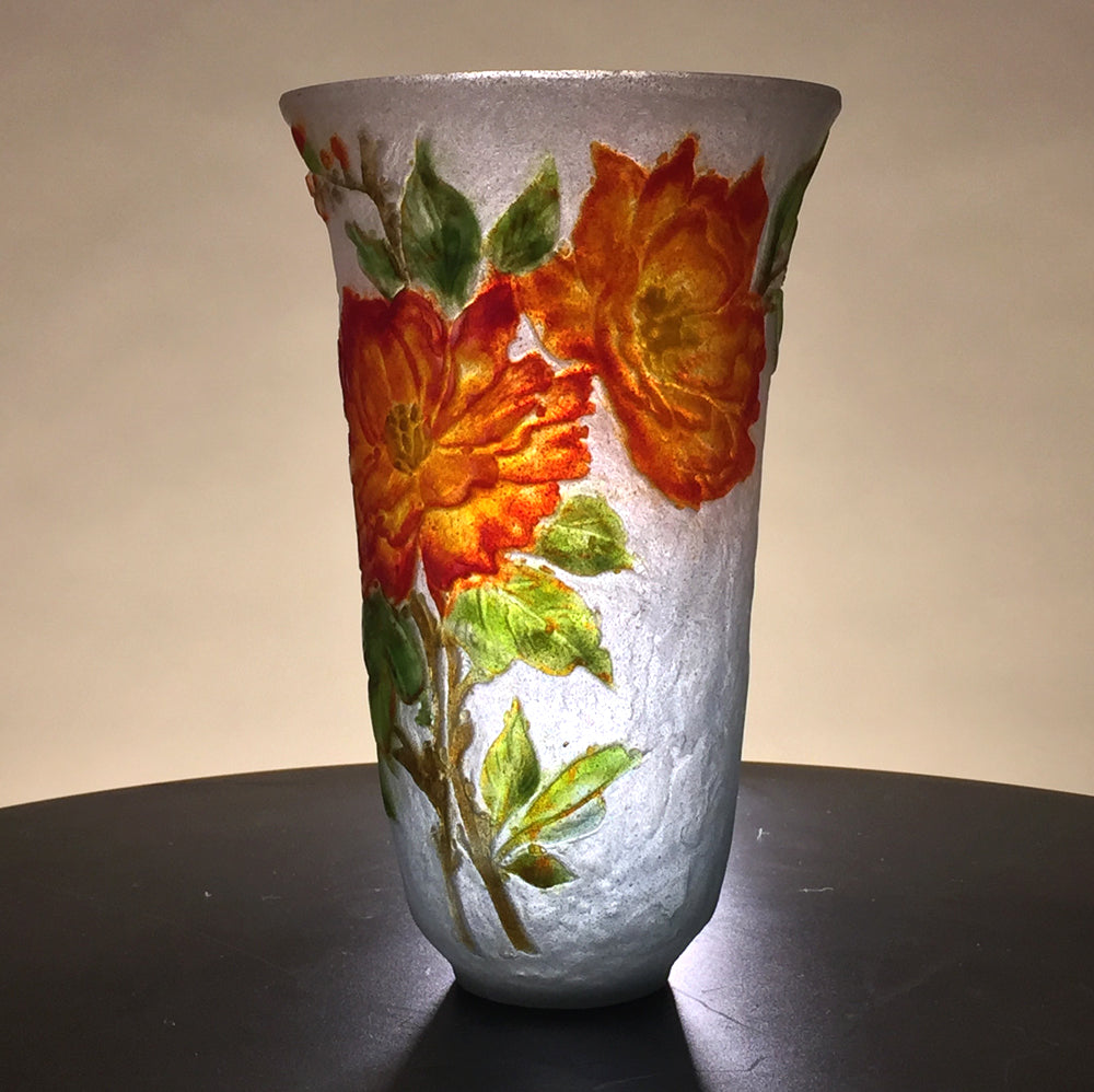 Pate De Verre Peony